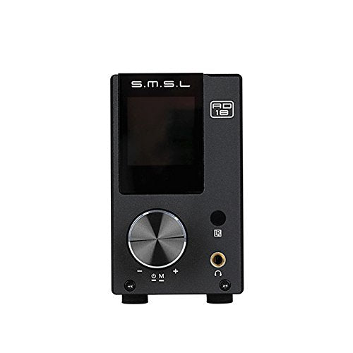 S.M.S.L AD18 Audio HiFi Stereo Amplifier with Bluetooth 4.2 Supports Apt-X,USB DSP Full Digital Power Amplifier 2.1 Small 80Wx2 Class D Amplifier with Subwoofer Output | 2.1 Subwoofer Supports Apt-X USB DSP 80Wx2 Audio HiFi Class D Amplifier Bass and Treb
