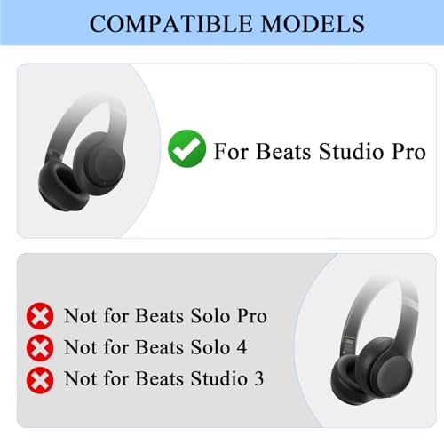 Studio Pro Replacement Headband & Hinge Replacement for Beats Studio Pro Headphone,Durable Parts Accessories Repair Kit Set(Sandstone) - color: Sandstone