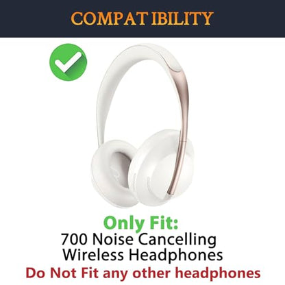 SOULWIT Earpads for Bose 700(NC700/NC 700) Headphones - White - color: White