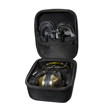 EARMOR Storage Case for Shooting Ear Protection Earmuff Glasses & Accessories, Weather-Resistant Durable Dustproof Hard EVA Carrying Storage Bag for Hunting Electronic Shooting Ear muff