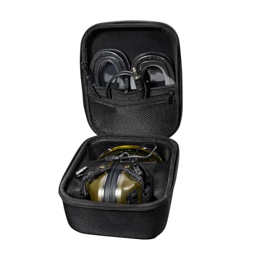 EARMOR Combo M32X Plus Electronic Hearing Protection with ARC Rail Helmet Adapters & Ear Muffs Storage Bag, Shooting Ear Protection for Noise Reduction & 5X Sound Amplification