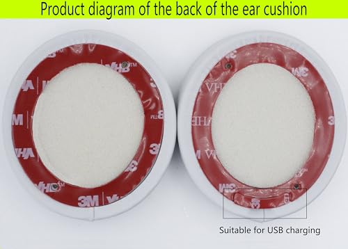 Replacement Ear Pads Compatible with Beats Solo3.0 Wireless Matte Silver - color: Matte Silver