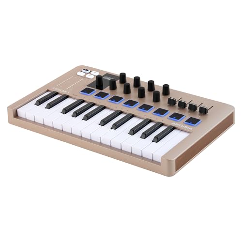 Arturia MiniLab 3 Universal MIDI Controller, Champagne - color: Champagne, size: 25 Keys