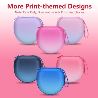 Kids Headphone Case, Gradient Peach (Case Only) | Compatible with Candy Bila, iClever, JBL, acer, JoySpark, MIDOLA, EarFun, IMYB, noot Products Kids Headphone - color: Gradient Peach