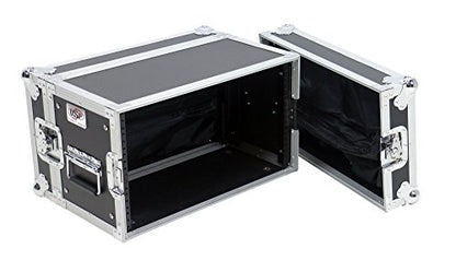 OSP Cases | ATA Road Case | 6-Space Effects Rack | 10" Deep | RC6U-10 - size: 6 Space, 10"