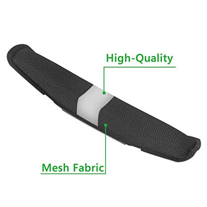 Geekria Mesh Fabric Headband Pad Compatible with Corsair Void RGBElite/ProRGB/Pro, Void Headphones Replacement Band, Repair Part (Black)