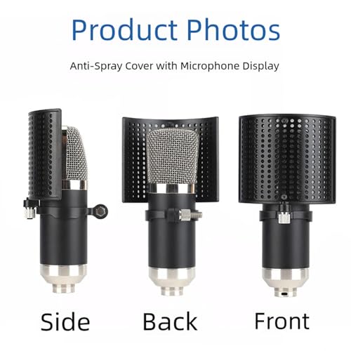 Adjustable Microphone Isolation Screen Studio Sound Absorbing Reflector Equipment Sound Isolation Portable