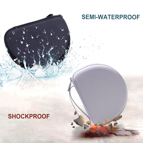 LTGEM Case Compatible with Sony MDR-ZX110 / MDRZX110AP / MDRZX110NC / MDR-ZX310AP ZX Series Wired On-Ear Headphones, Black(Case Only) | Hard Carrying Travel Case for Sony ZX Series MDR-ZX110/ZX110AP/ZX310AP Wired On-Ear Headphones - color: Black