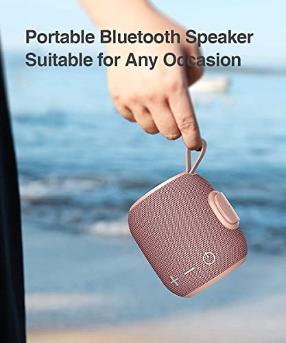 Bluetooth Speakers Portable Wireless Waterproof IPX7 Bluetooth 5.0 Dual Pairing Mini Shower Speaker, 24H Playtime Stereo Surround Sound, for Outdoor Travel, Pool