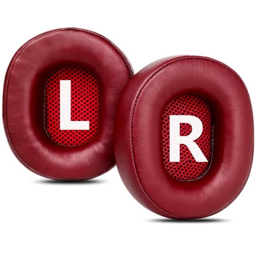 Force Recon 200 Replacement Ear Pads Cushions Compatible with Turtle Beach Ear Force Recon 200 100 150 Gaming Headset Protein Leather Accessories-Red - color: Red