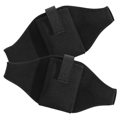 2pcs Neoprene Mic Storage Bag Waist Packs with Multiple Compartments for Handsfree Convenience and Effortless Cleaning, Microphone Carrier Pouch for Fitness Instructors
