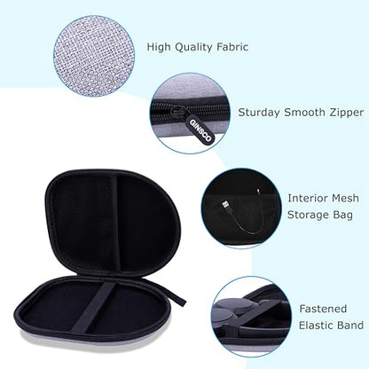 Ginsco Headphone Case Compatible with JBL Tune 510BT/520BT/500BT with Sony WH-CH520/510, Ultra-Slim Hard Shell Headphone Case for On Ear Headphones (Gray) - color: Gray