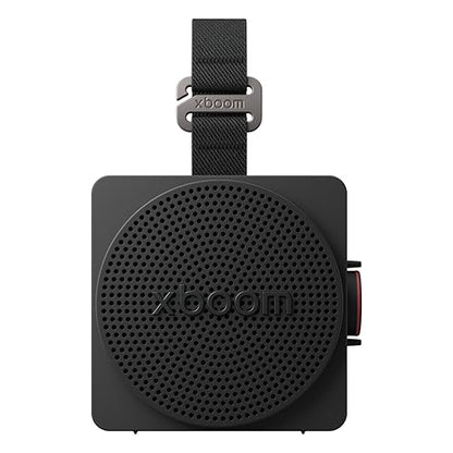 LG xboom Mini by will.i.am Portable Outdoor Bluetooth Speaker, up to 10 Hours, IP67 Dust and Water Resistant, Adjustable Hanging Strap, Black
