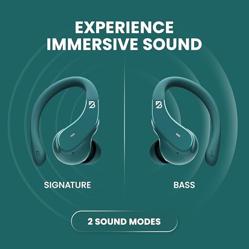 Back Bay Audio Runner Wireless Earbuds for Running, Wrap Around Earbuds - color: Emerald