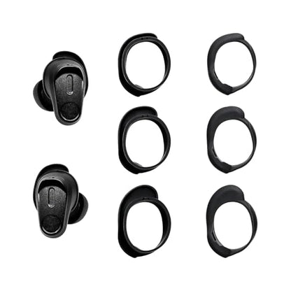 Klowcok Replacement Ear Wings for Skullcandy Method 360 ANC Earbuds, Black - color: Black