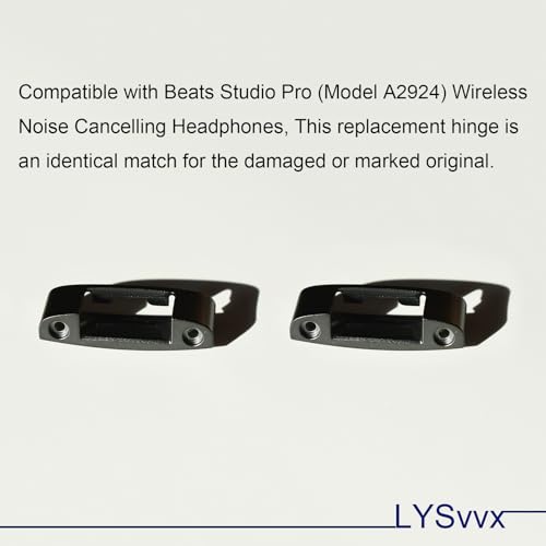 Studio Pro Hinge - Replacement Parts for Beats Studio Pro (A2924) Headphones (Black) - color: Black