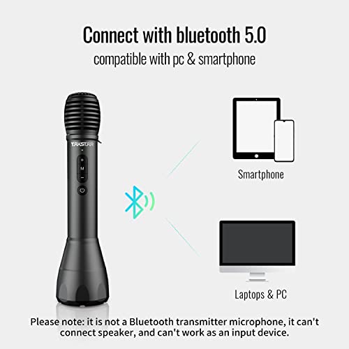 TAKSTAR DA10 Bluetooth Wireless Microphone & Voice Amplifier | DSP Anti-Howl Tech, 8W Peak Power, 5.0 Bluetooth, Built-in Reverb Effect, 8H Battery Life, Covers 1000 Sq.Ft