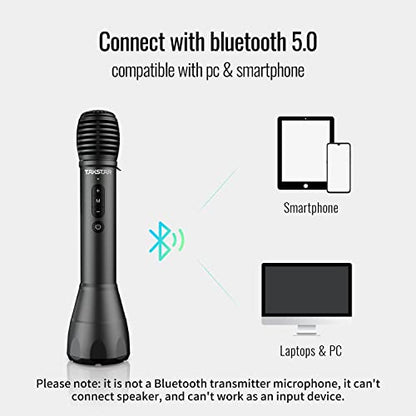 TAKSTAR DA10 Bluetooth Wireless Microphone & Voice Amplifier | DSP Anti-Howl Tech, 8W Peak Power, 5.0 Bluetooth, Built-in Reverb Effect, 8H Battery Life, Covers 1000 Sq.Ft