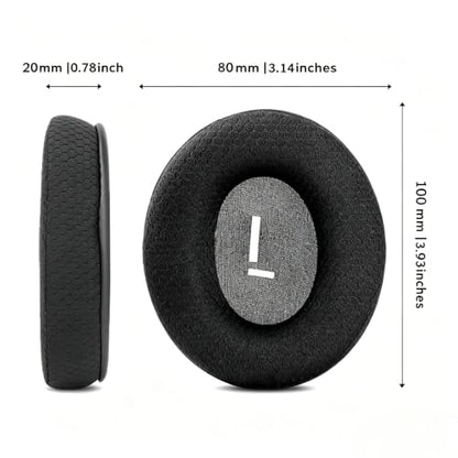 Earpads Replacement for Mpow 059/059 Lite/H5/H1/H7/H20 | Mesh Fabric and Memory Foam-Black