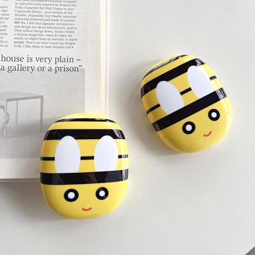 Case Compatible with AirPods Max Headphones, Soft TPU Cute Anime Bee Anti-Scratch Protective Ear Cup Covers Headphone Cases for Woman Kids - color: bee