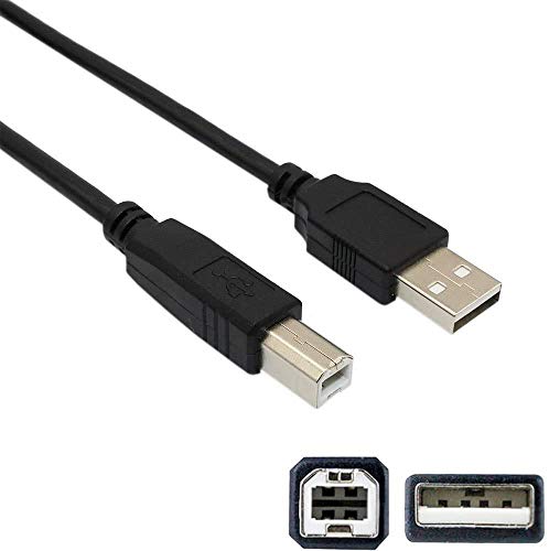 WEARE USB-B to USB-A Cable PC Computer Cable Cord Compatible for Audio-Technica AT2020USB+,Blue Snowball,TONOR,UHURU UM-925,MAONO AU-PM421 AU-A04,Bonke,Neewer,Dschlzy Condenser Microphone(10FT)