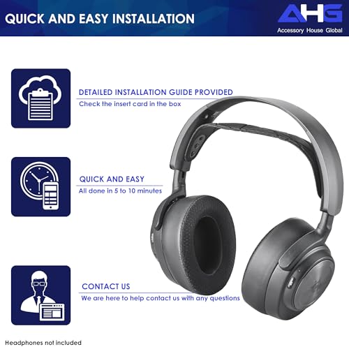 AHG Accessory House Global Arctis Nova Pro Wireless Cooling Gel Ear Pads Cushion. Compatible with SteelSeries arctis nova pro Wireless PlayStation/Xbox Editions. Extra Thick | Cooling Gel | DIY Fit