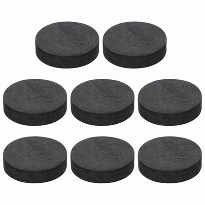 MECCANIXITY 8 Pcs Single Sided Speaker Isolation Feet Pads, 40mmx10mm Non Slip Foam Shock Absorption Base Pad Amplifier Stand Feet Mat for Speaker HiFi Home Theater Sound System, Black - size: 40mmx10mm