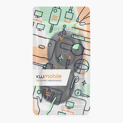 kwmobile Ear Pads Compatible with TOZO HT3 / HT2 Earpads - 2X Replacement for Headphones - Black