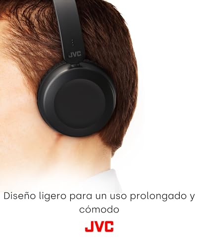 Foldable Lightweight HA-S31M On-Ear Headphones with Built-in Remote, Microphone and Call Handling, Black