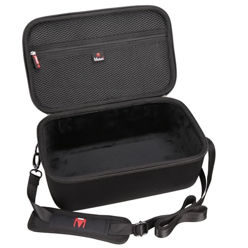 Hard Travel Case for Bose SoundLink Max Portable Speaker, Shockproof Portable Speaker Case with Shoulder Strap - color: Black