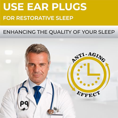 Peace&Quiet | PQ Wax Ear Plugs for Sleeping, Swimming - Soft Noise Cancelling Silicone Gel Wax Earplugs for Sleep and Swimmers, Ear Protection with Sound Blocking Level of 32 Db, Yellow - color: Yellow