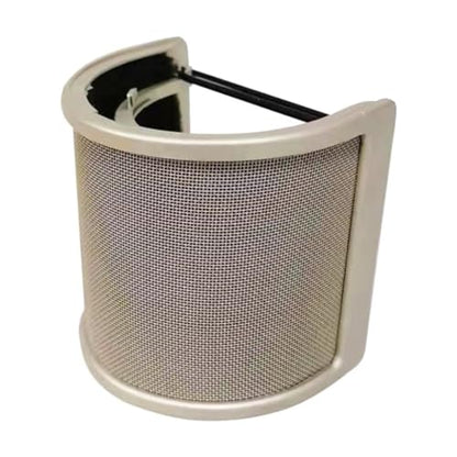 Micrphone Popping Filter Microphone Popping Protective Covers Double Layer Windshield Windscreen For Studio Po