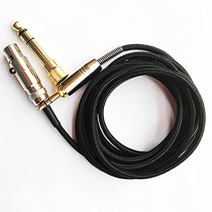 Replacement Headphone Audio Cable Compatible for K240, K240S, K240MK II Q701 K702 K141 K171 K181 K271s K271 MKII M220 Pioneer HDJ-2000 Headphones 6.3/3.5mm Jack