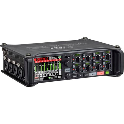 Zoom F8n Pro Professional Field Recorder/Mixer, Audio for Video, 32-bit/192 kHz Recording, 10 Channel Recorder, 8 XLR/TRS Inputs, Timecode, Ambisonics Mode, Battery Powered Bundle