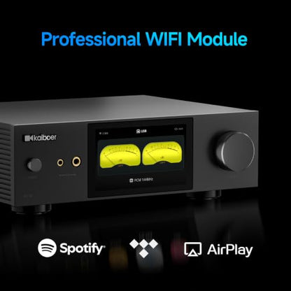 DAC-A8 ‌II HiFi DAC,Headphone Amplifier,Dual ES9039PRO,DSD512 32Bit/768kHz,MQA,Dual Femtosecond Clocks,Coaxial,Optical,HDMI-IIS,Bluetooth 5.4,RAC,XLR,Airplay2