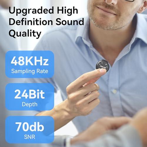 Wireless Lavalier Microphone for for iPhone 14/13/12/11,Noise Cancellation