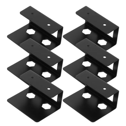 2 Set Metal Under Desk Laptop Storage Mount for Mini Pcs