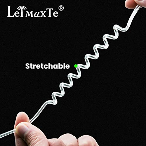 Acoustic Tube Earpiece Coil Tubes Replacement for Two Way Radio Headsets FBI Style Motorola Kenwood Walkie Talkie Earpieces with 2X Radio Earbuds (5 PCS) - size: 5 PCS