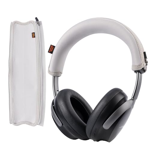 QuietComfort Ultra Headband Cover Compatible with Bose QuietComfort Ultra Headphones Thicker Sports Fabric Replacement Headband Cushion Pad Cover Headphone Headband Protector (Grey)