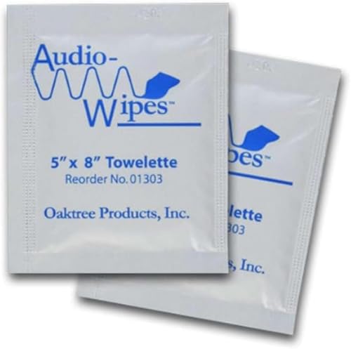 Audio-Wipes Gaming Cleaning Wipes | Individually Wrapped | Alcohol-Free & Fast-Drying | Cleans Gaming Controllers, Keyboards, Monitors, Mice, Headphones & More (100 Count Individually Wrapped)