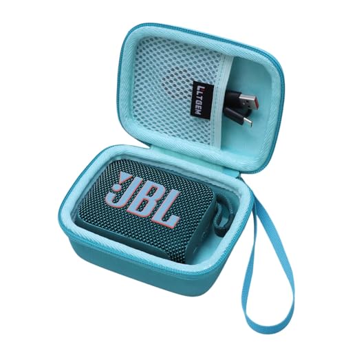 Case for JBL Go 4 /GO 5/Go 3 Ultra-Portable Waterproof Speaker Teal | Hard Carrying Travel Case for JBL Go 4 /GO 5/Go 3 Ultra-Portable Waterproof Speaker - color: Teal, size: JBL GO 4/5/3 Case
