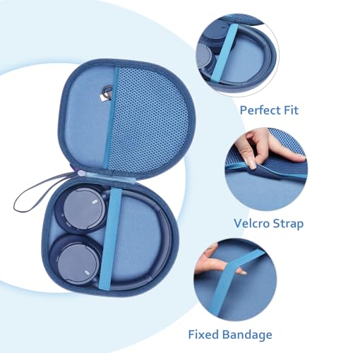 XANAD Hard Case Compatible with Sony WH-CH720N /WH-CH520,for Sony ULT WEAR / WHCH710N / WH-CH510 Noise Canceling Headphones, Blue - color: Blue