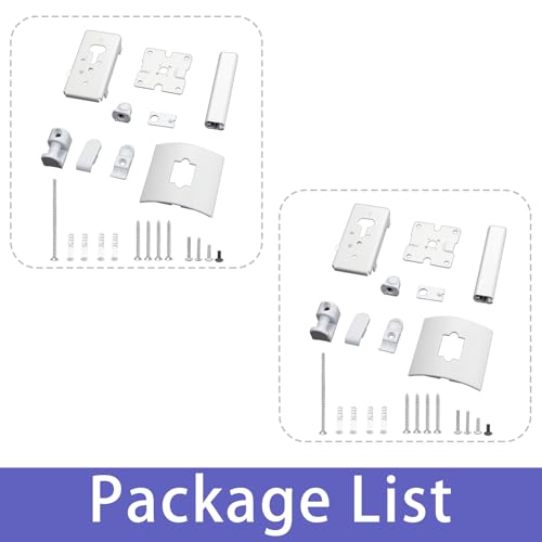 2 Pack Speaker Wall Mount Brackets for Bose UB-20, UB-20 Series II, Wall Mount Ceiling Bracket for Lifestyle 600 ST535 ST525 ST520 535III 525III CM520 SoundTouch JC-II AM6-V AM10-V AM10IV-White - color: White