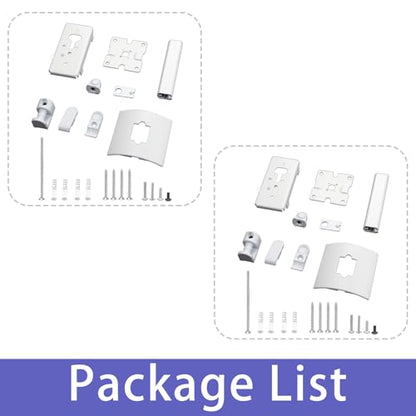 2 Pack Speaker Wall Mount Brackets for Bose UB-20, UB-20 Series II, Wall Mount Ceiling Bracket for Lifestyle 600 ST535 ST525 ST520 535III 525III CM520 SoundTouch JC-II AM6-V AM10-V AM10IV-White - color: White