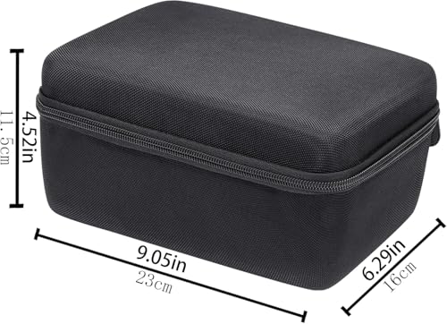 Aenllosi Hard Case for Shure SM7B/MV7/SM7dB Vocal Dynamic Microphone, Black | EVA case construction, Water-resistant design, Impact-resistant design, Case only - size: Shure SM7B/MV7