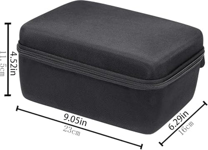 Aenllosi Hard Case for Shure SM7B/MV7/SM7dB Vocal Dynamic Microphone, Black | EVA case construction, Water-resistant design, Impact-resistant design, Case only - size: Shure SM7B/MV7