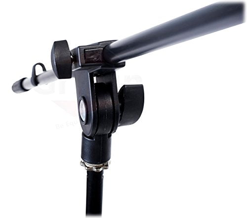 GRIFFIN 5 Pack Mic Boom Stands with Telescoping Arms & Microphone Clips (StageLOCK Series) – Adjustable Tripod Mounts for Studio, DJ, Karaoke Use