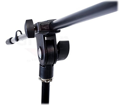 GRIFFIN 5 Pack Mic Boom Stands with Telescoping Arms & Microphone Clips (StageLOCK Series) – Adjustable Tripod Mounts for Studio, DJ, Karaoke Use