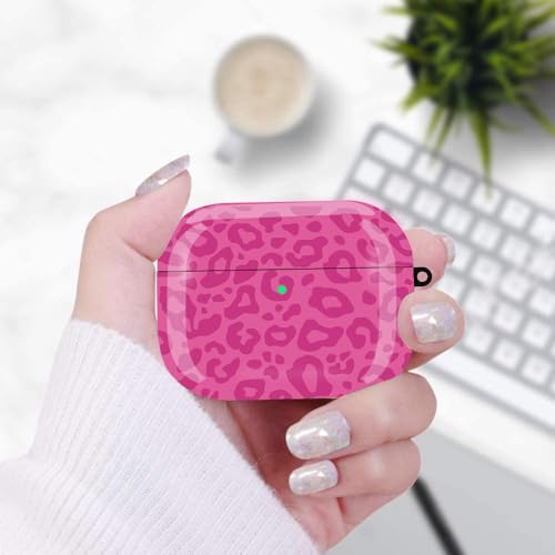 Cute Airpods 4/5 Gen Case Cover Women Girl 2024/2026, Rose Pink Leopard - color: Rose Pink Leopard, size: For Airpods 4/5