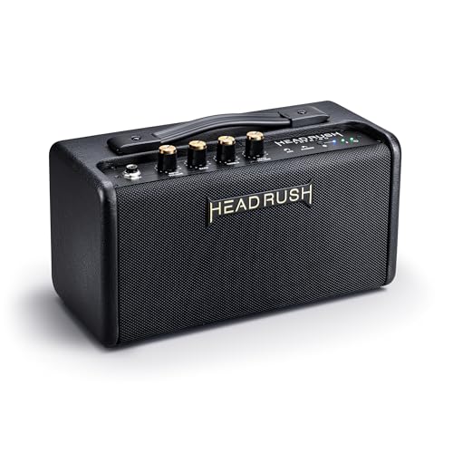 HeadRush FRFR-GO 30W Portable Electric Guitar Amplifier for Modellers | Portable Full-Range Flat-Response Speaker with Bluetooth, Rechargeable Battery for Multi-FX and Amp Modeling Pedals - size: 3-inch